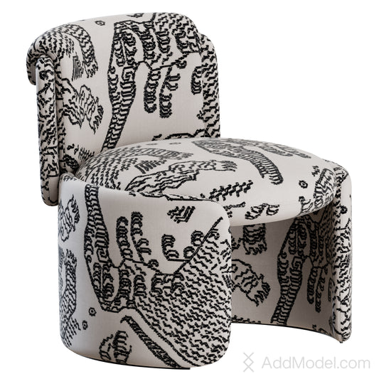 Hug Armchair By HC28 3D Model