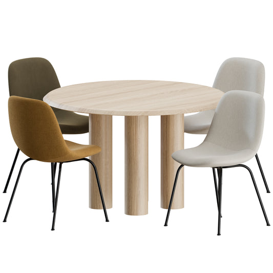 Dining Set By Fredericia 3D Model