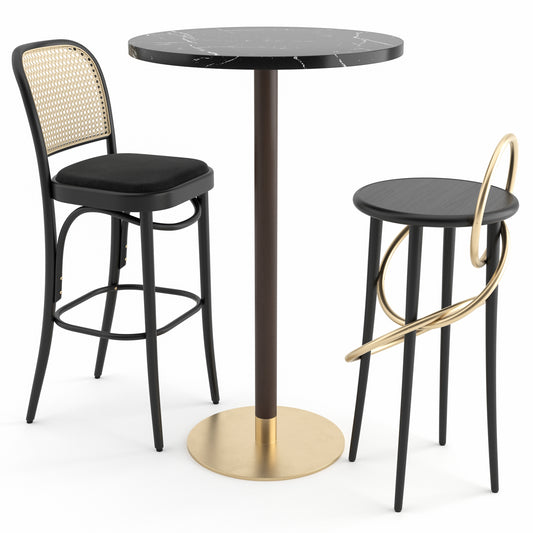 Stool + Table By Wiener GTV Design Thonet 3D Model
