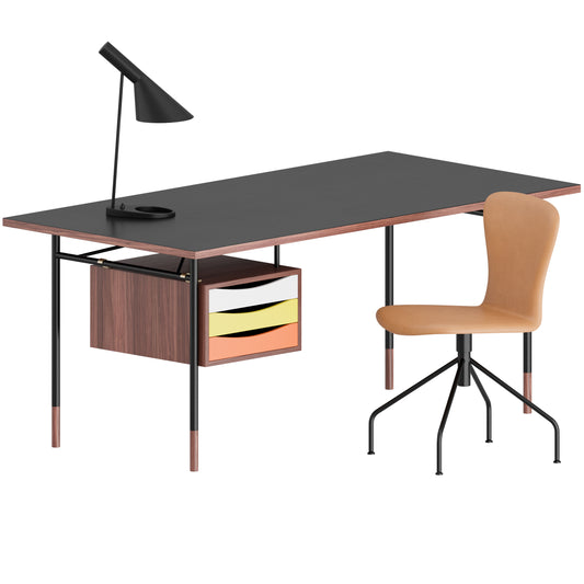 Danish Mid-Century Office Set 3D Model