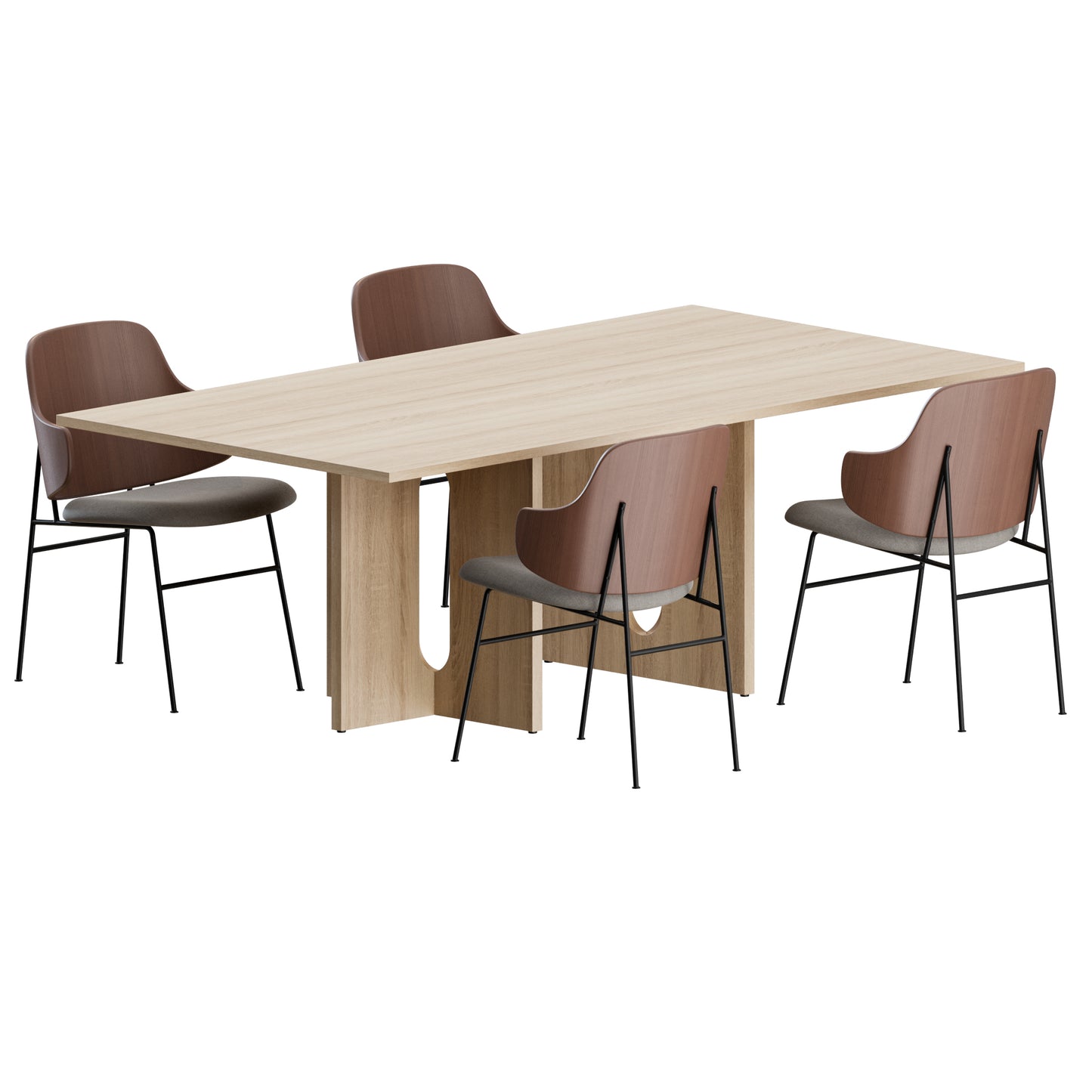 The Penguin Dining Set By Audo 3D Model