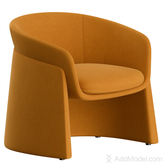 Seba Lounge Armchair By Davis Furniture 3D Model