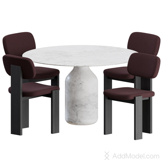 Selettiva Cantu and Bottle Table By Cappellini 3D Model