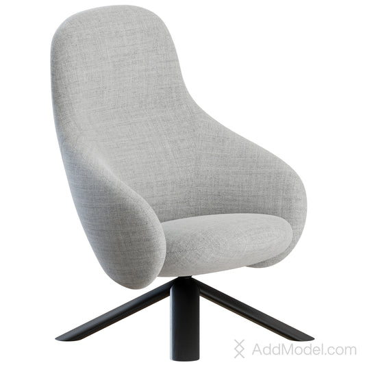 Nebula Lounge Wood By Miniforms 3D Model