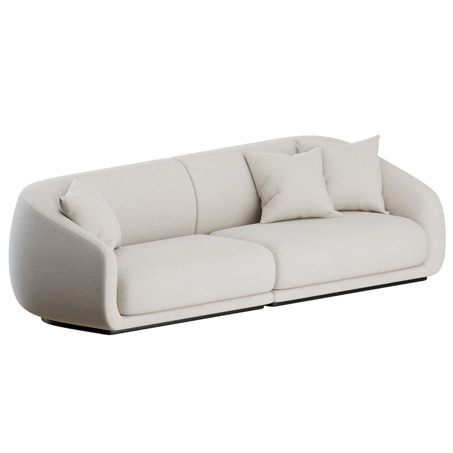 Montholon 3 Seater Sofa Wendelbo 3D Model