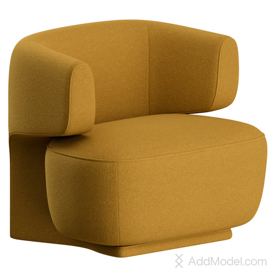 Litho Armchair By Pierre Frey 3D Model