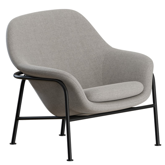 Drape Lounge Chair Metal Normann Copenhagen 3D Model