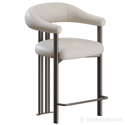 Greta Stool By Cattelan Italia 3D Model