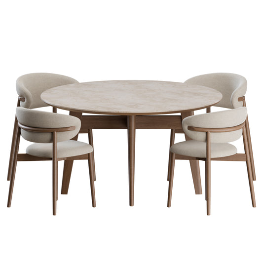 Dining Set 01 By Calligaris 3D Model