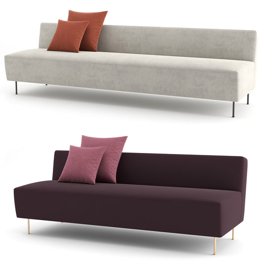 Modern Line Sofa By Gubi 3D Model