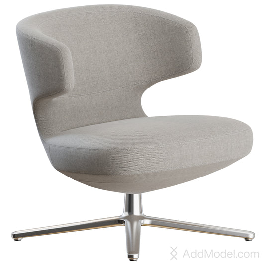 Petit Repos Lounge Armchair By Vitra 3D Model