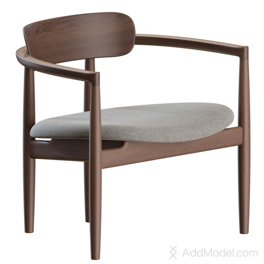 Miau Lounge Armchair By Koyori 3D Model