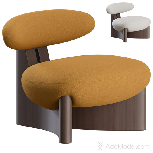 Gobi Armchair By Enne 3D Model