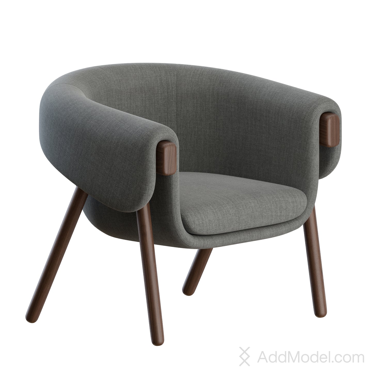 Monica Armchair By Bulo 3D Model