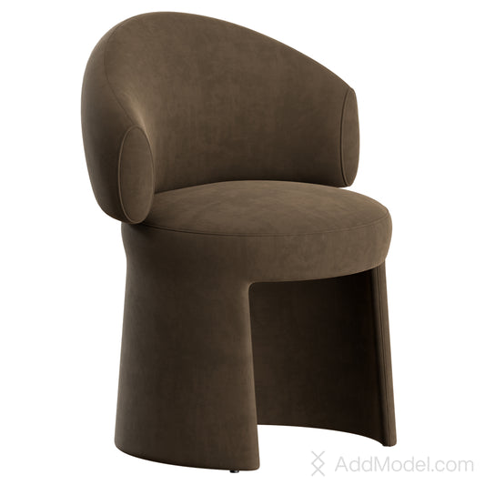 Inga Chair By Baxter 3D Model