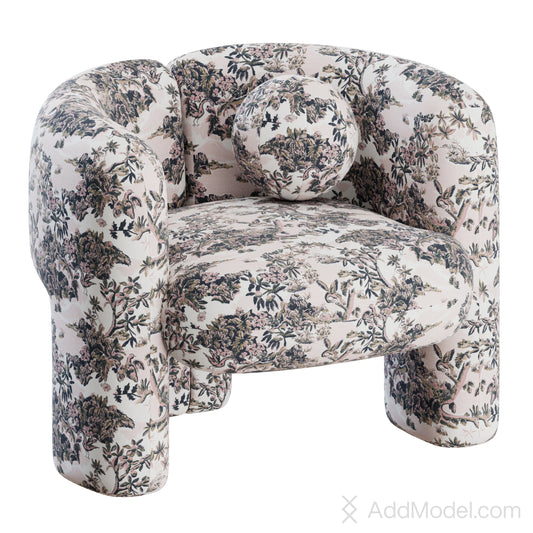 Emma Armchair By Marelli 3D Model