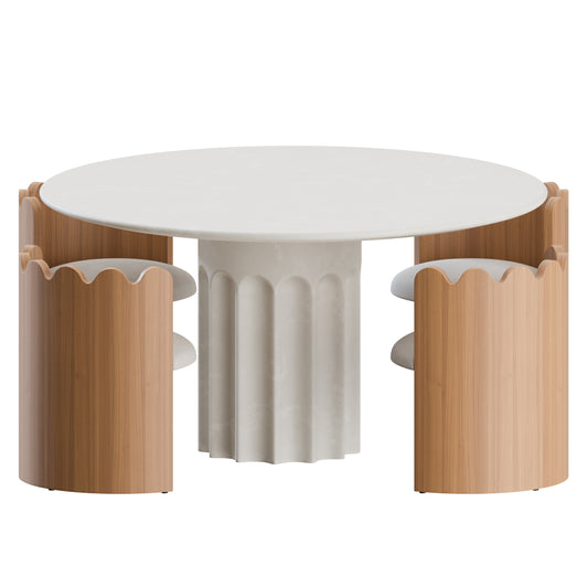 Dining Set 02 Lulu And Georgia 3D Model