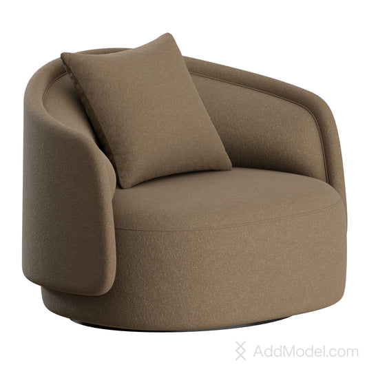 PIA Armchair By Collection Particuliere 3D Model