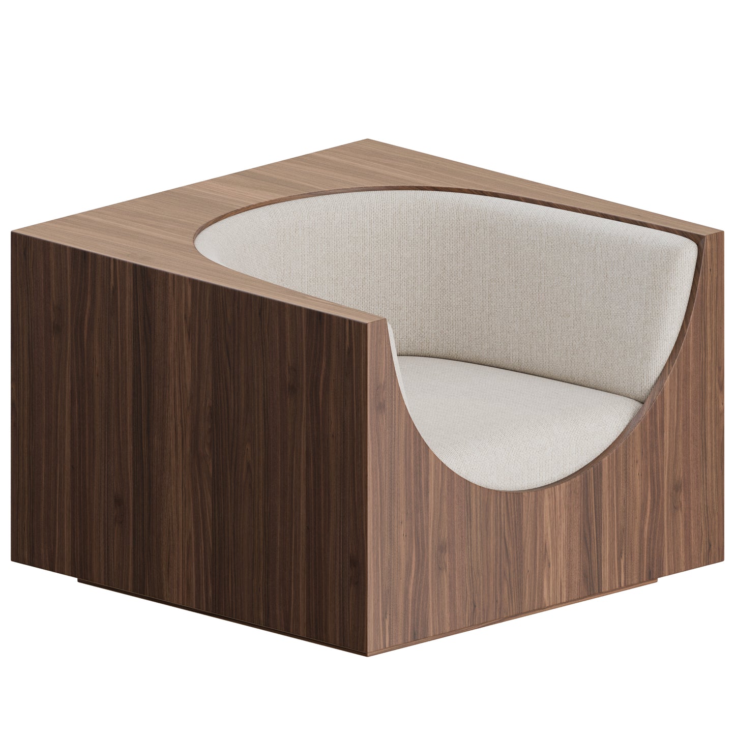 Cubo Lounge Armchair By Espasso 3D Model