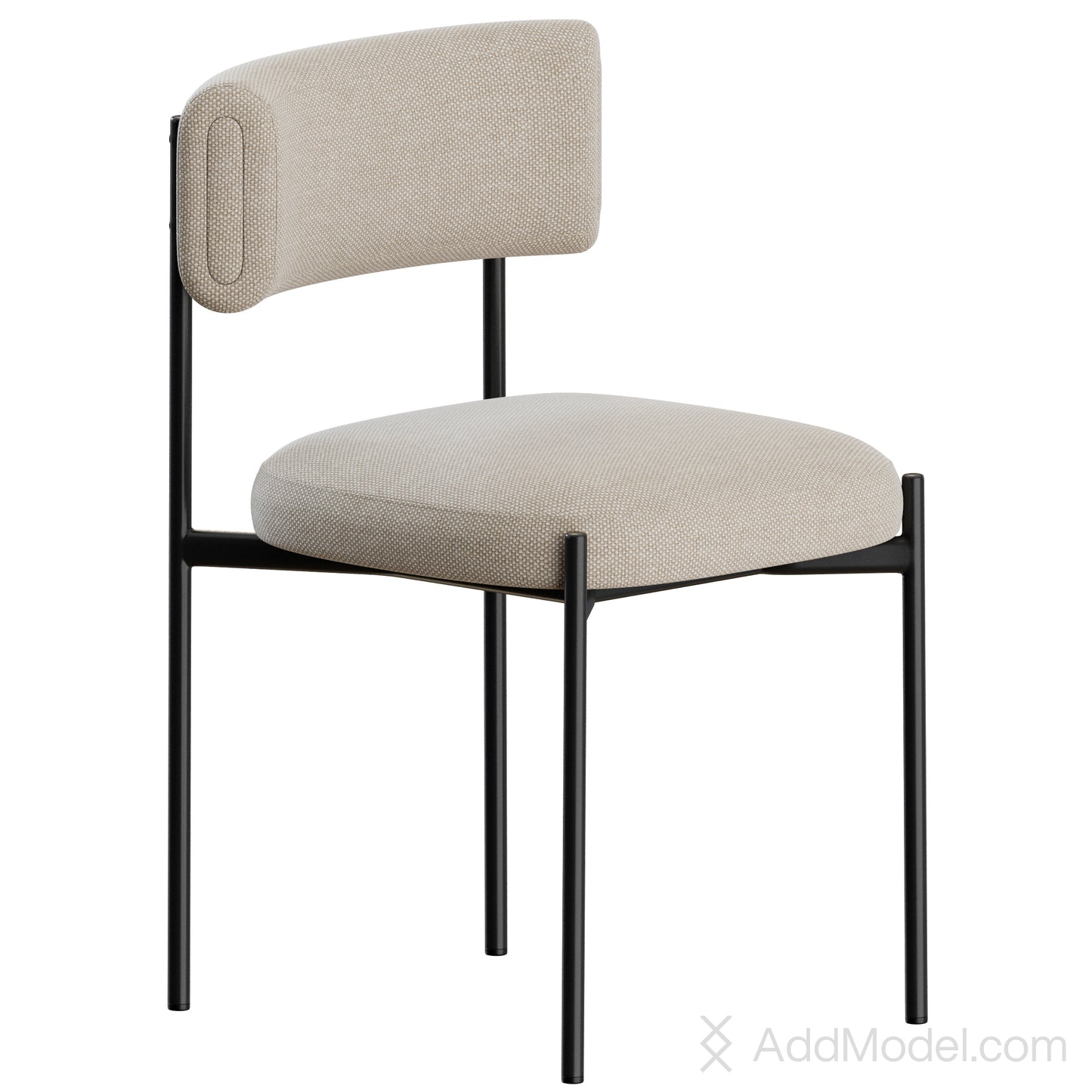 Amelie Chairs By MIDJ 3D Model