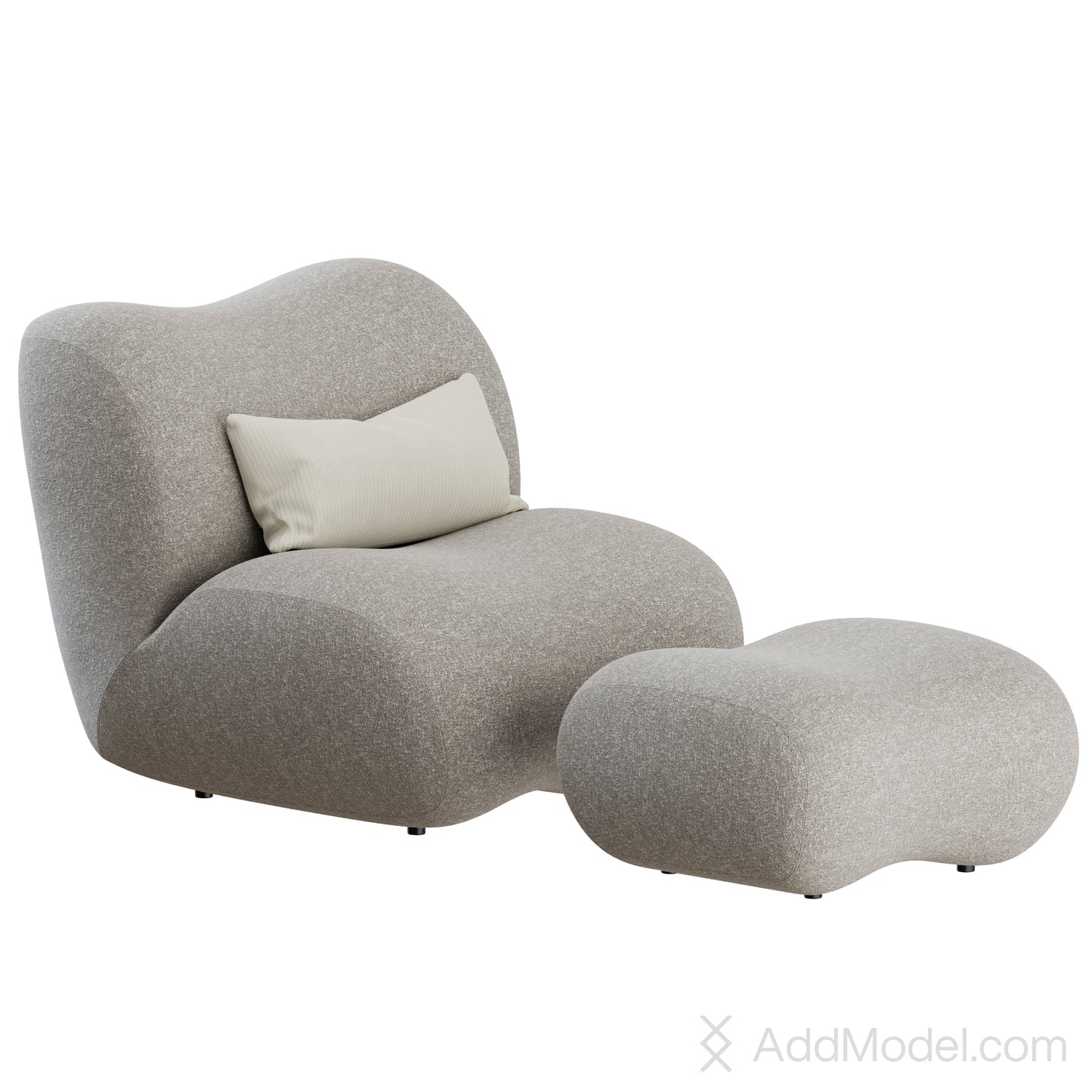 Hubba Armchair By Roche Bobois 3D Model