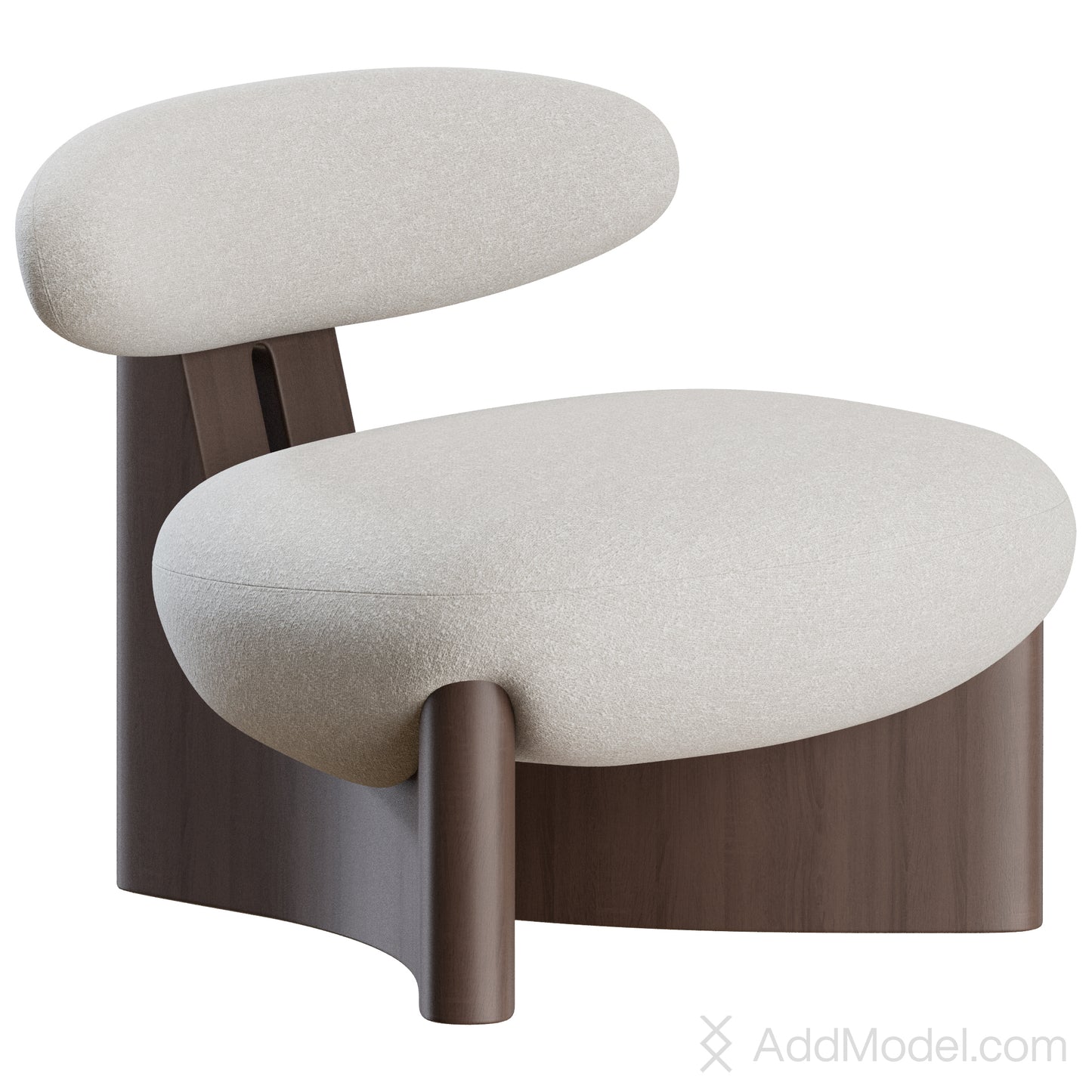 Gobi Armchair By Enne 3D Model