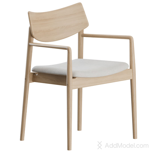 A-DC02 Chair By Karimoku Case Study 3D Model