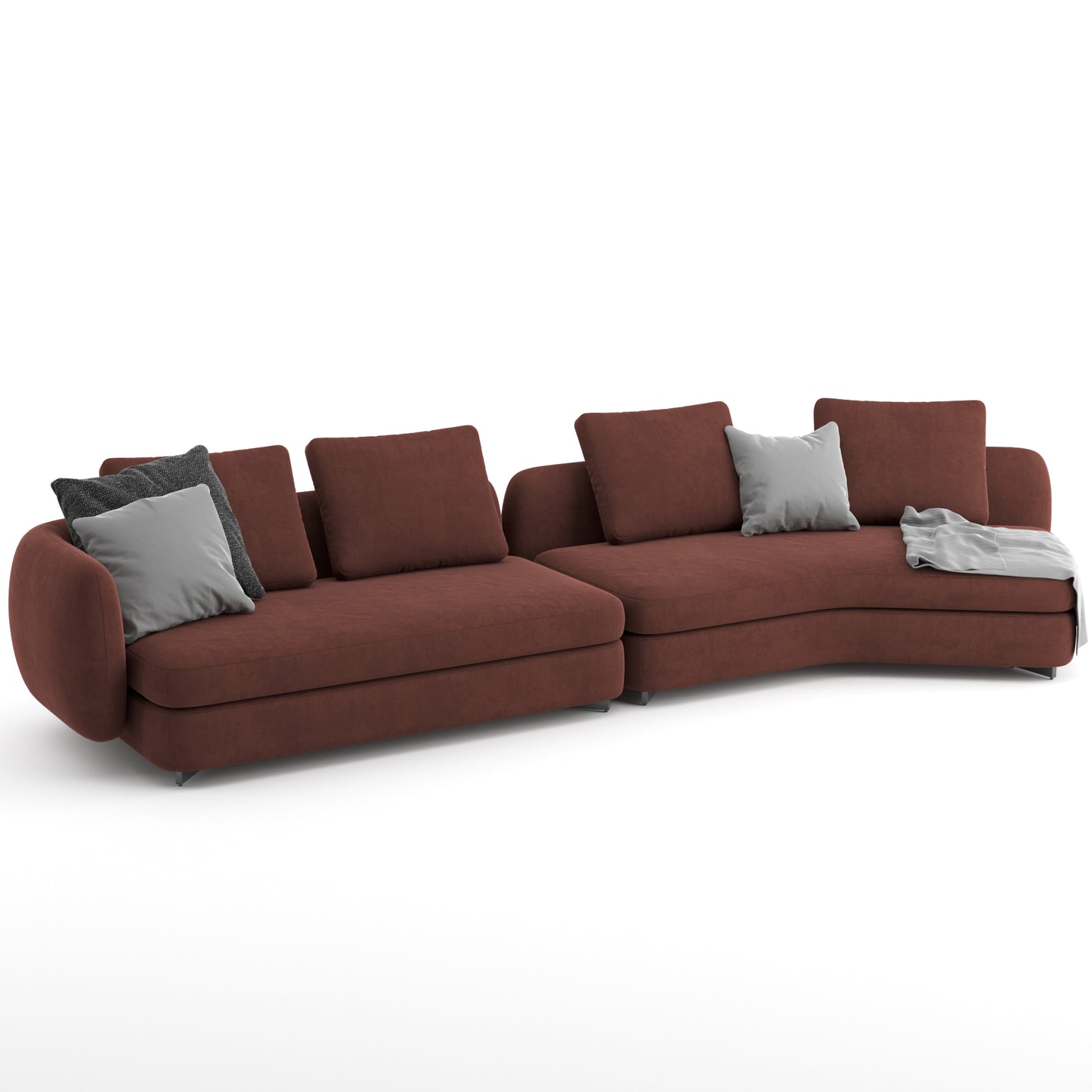Saint Germain Sofa 03 By Poliform 3D Model
