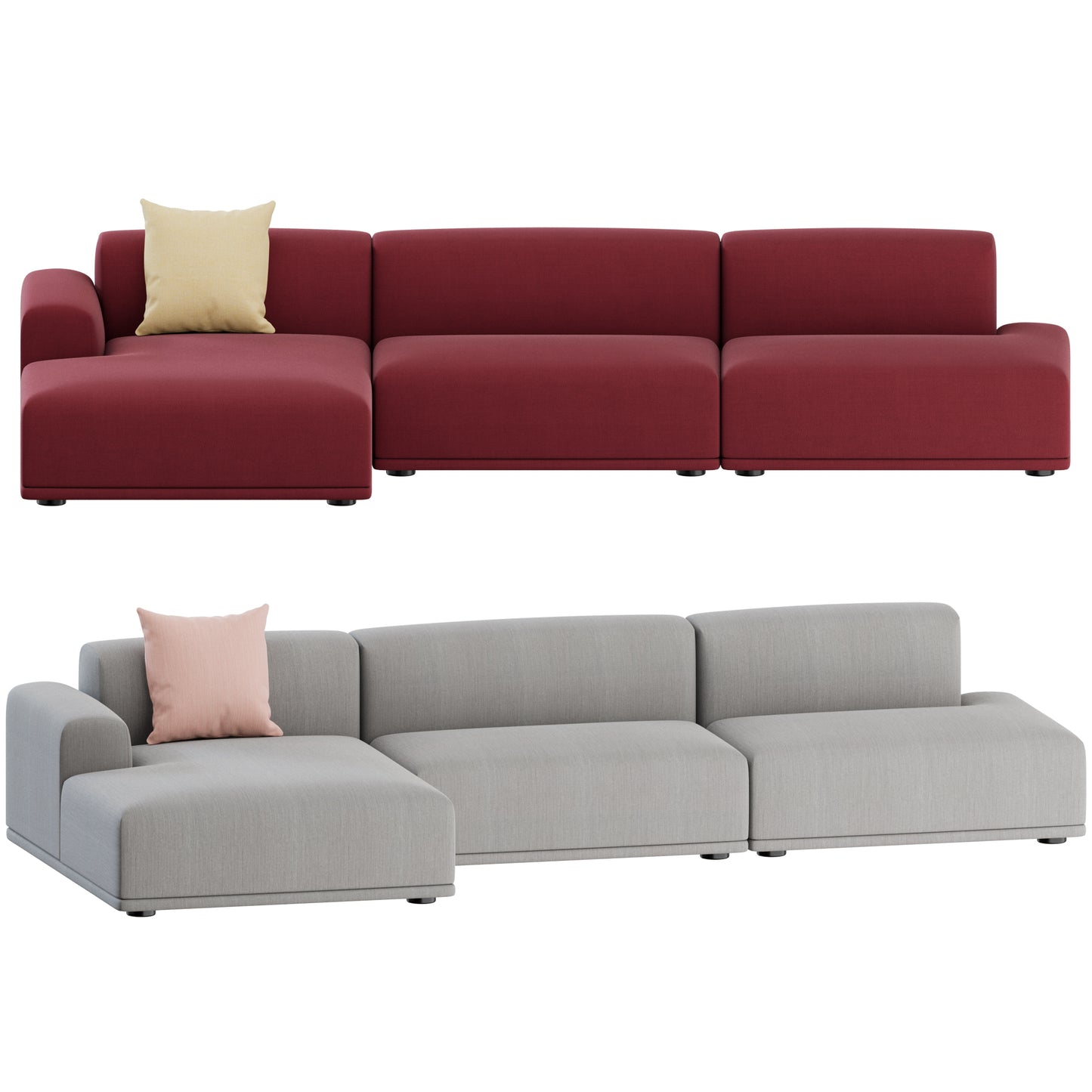 Connect Sofa 3 Seater 02 By Muuto 3D Model