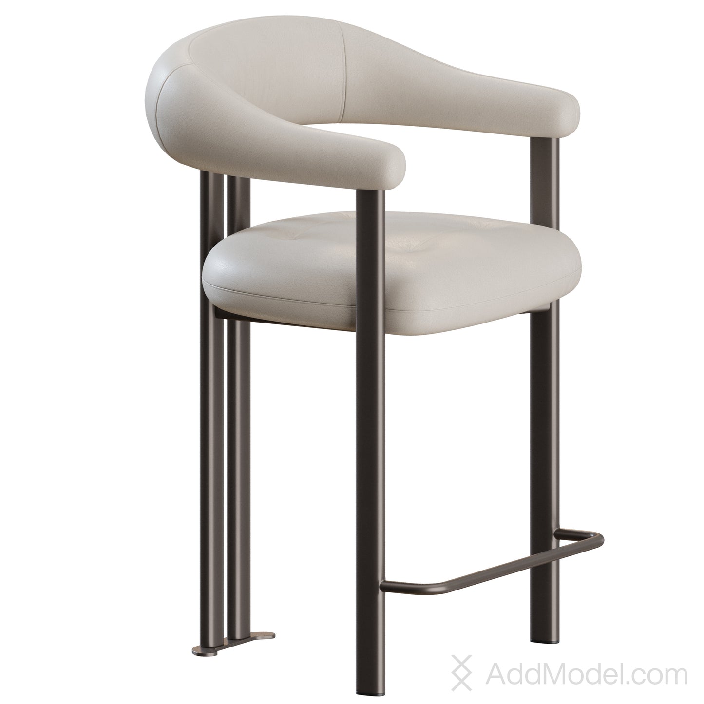 Greta Stool By Cattelan Italia 3D Model