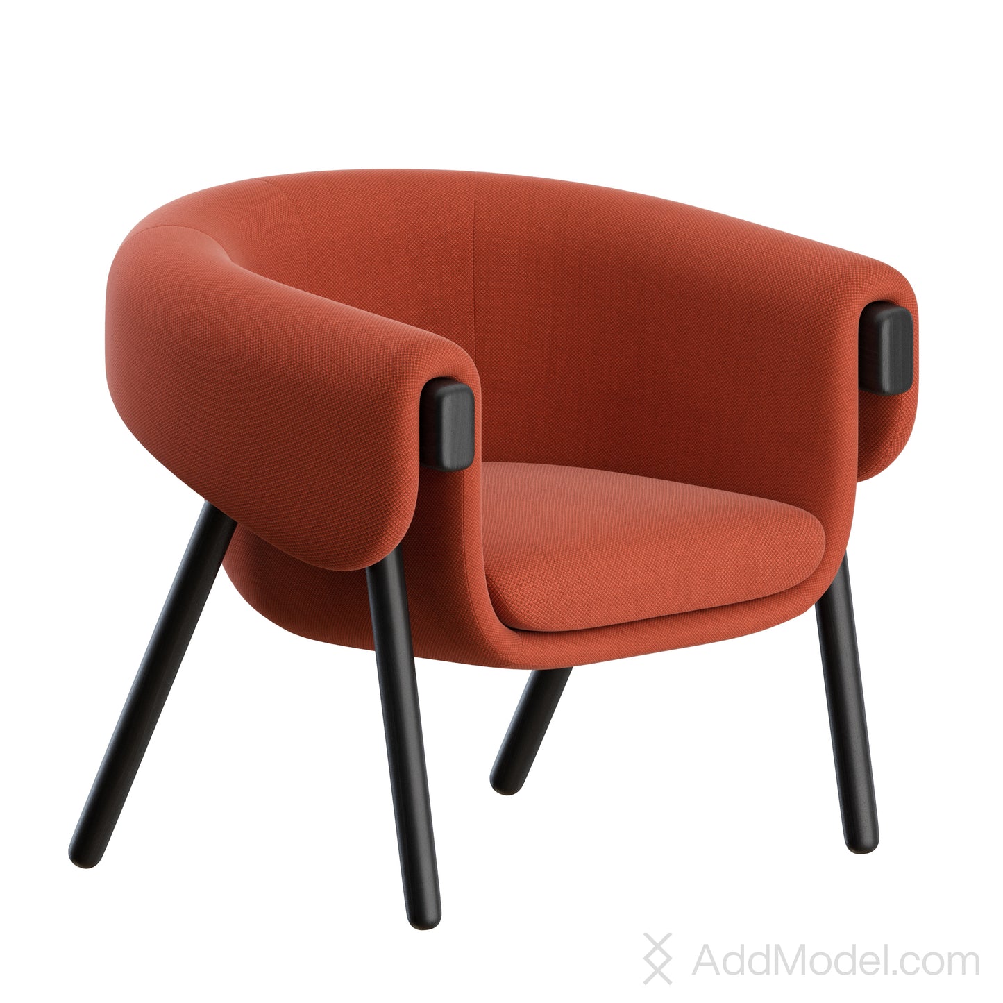 Monica Armchair By Bulo 3D Model