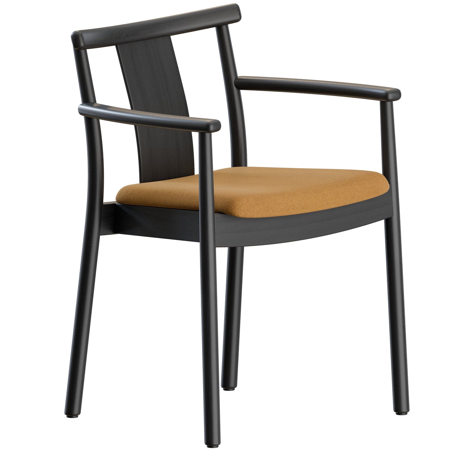 Merkur Dining Chair Armrests Audo Copenhagen 3D Model