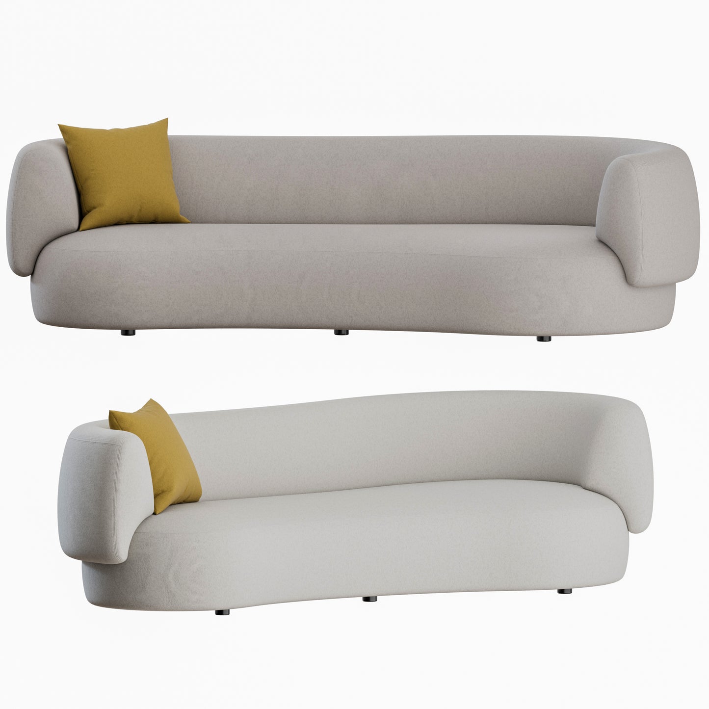 FAO Sofa By The Future Perfect 3D Model