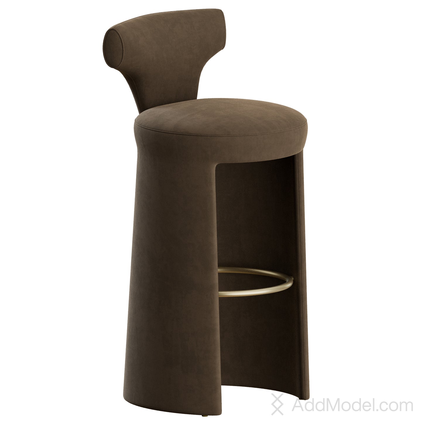 Inga Stool By Baxter 3D Model