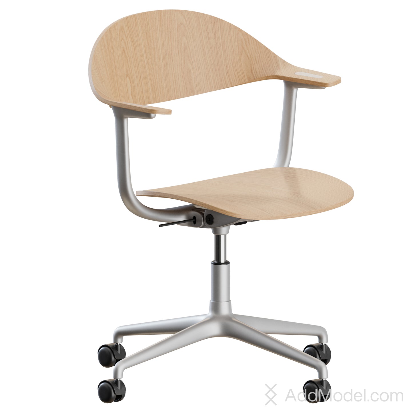 Mynt Office Chair 4 Legs By Vitra 3D Model