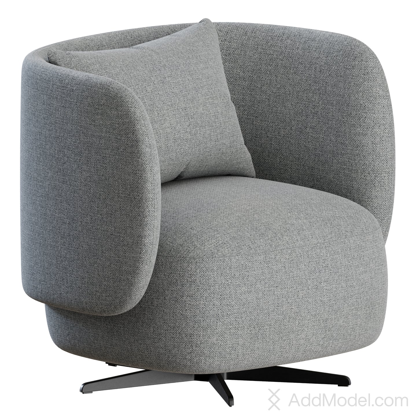 Miki Armchair By Lema 3D Model