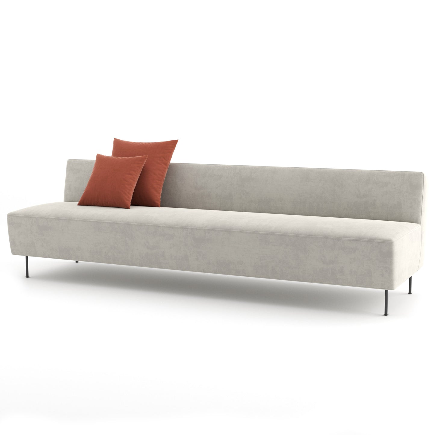 Modern Line Sofa By Gubi 3D Model