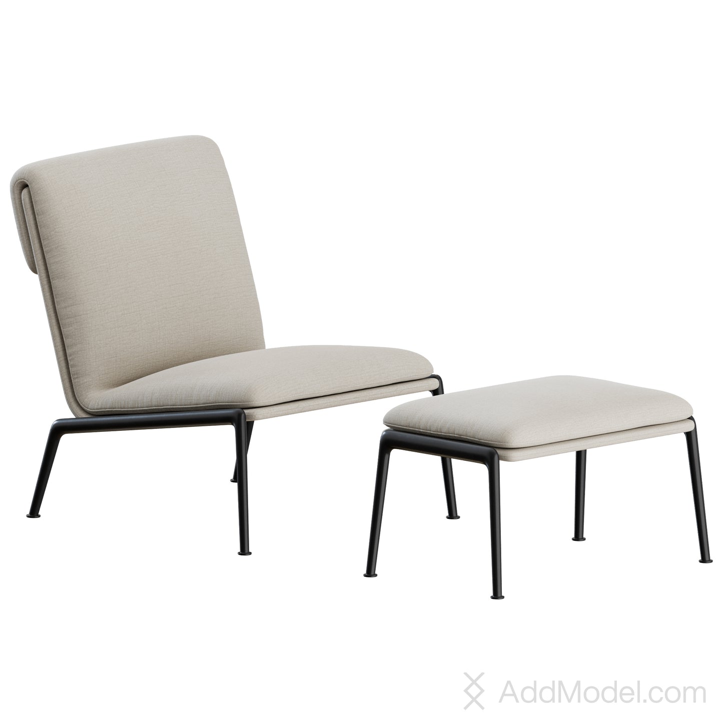 Muno Armchair By &Tradition 3D Model