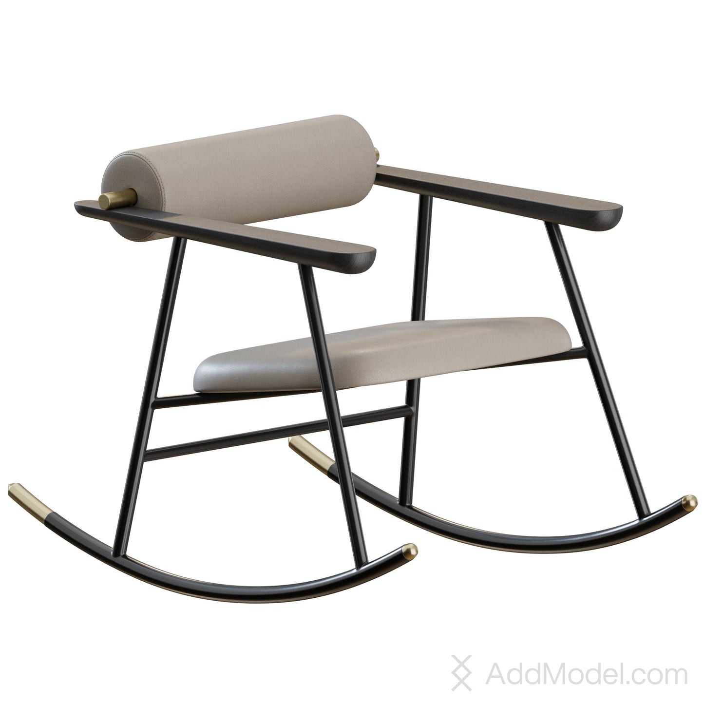 Loulou Rock Chair By Gallotti&Radice 3D Model
