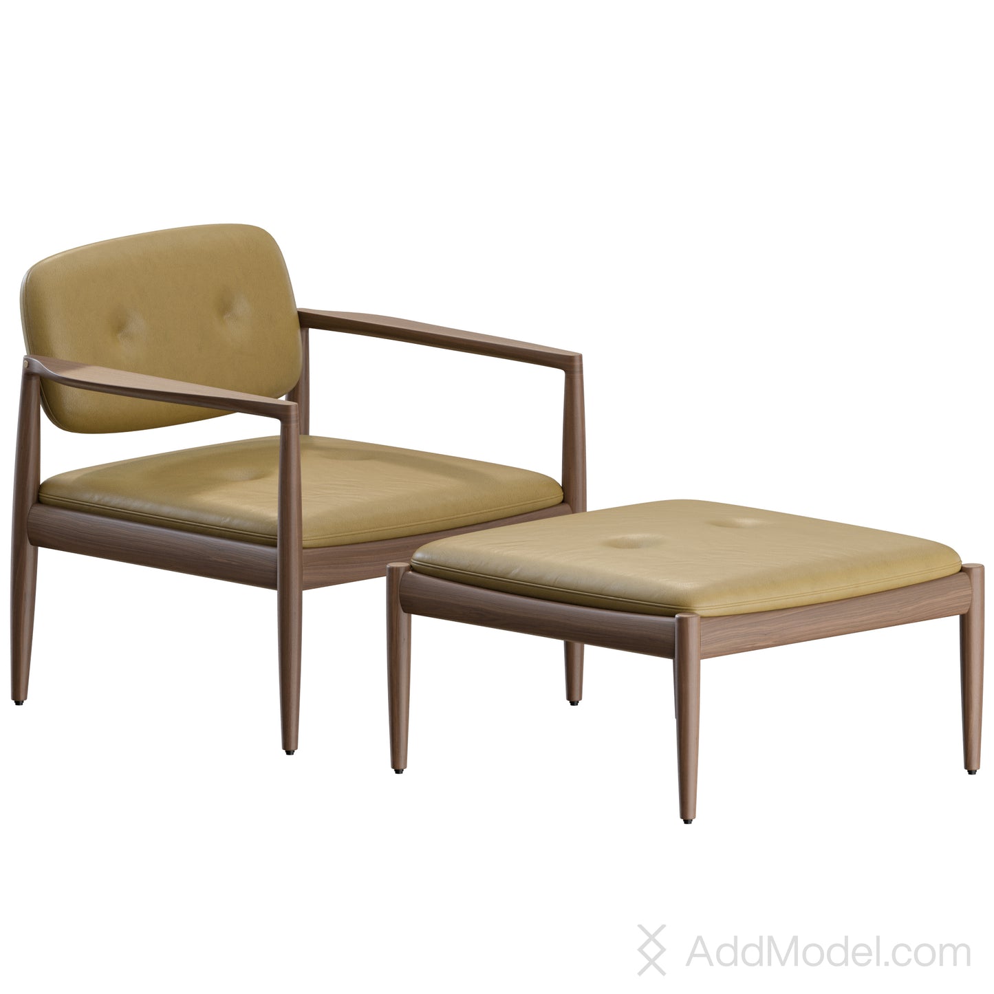 Yoko Armchair By Minotti 3D Model