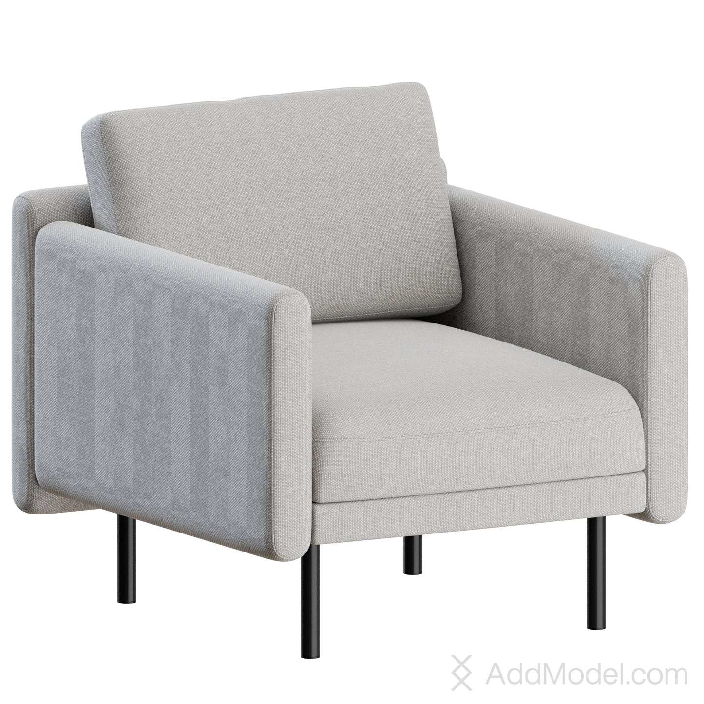 Rar Lounge Armchair By Normann Copenhagen 3D Model