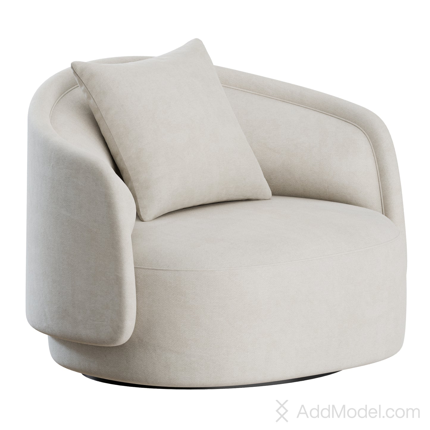 PIA Armchair By Collection Particuliere 3D Model