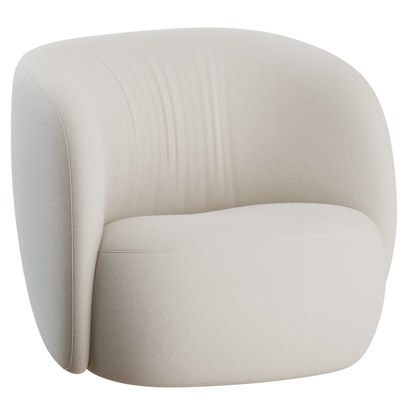 Ovata Large Lounge Chair By Wendelbo 3D Model