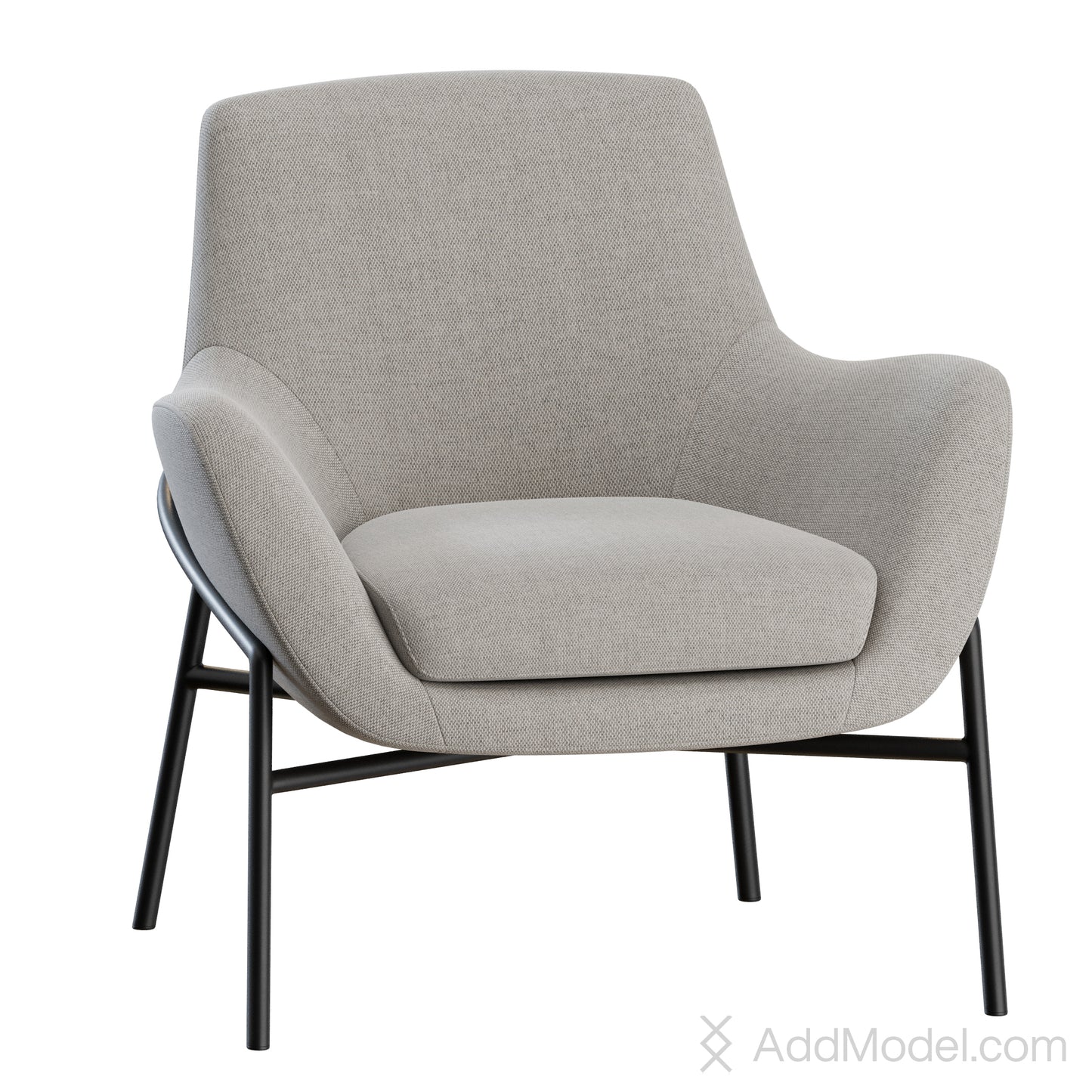 Brera Low Armchair By Marelli 3D Model