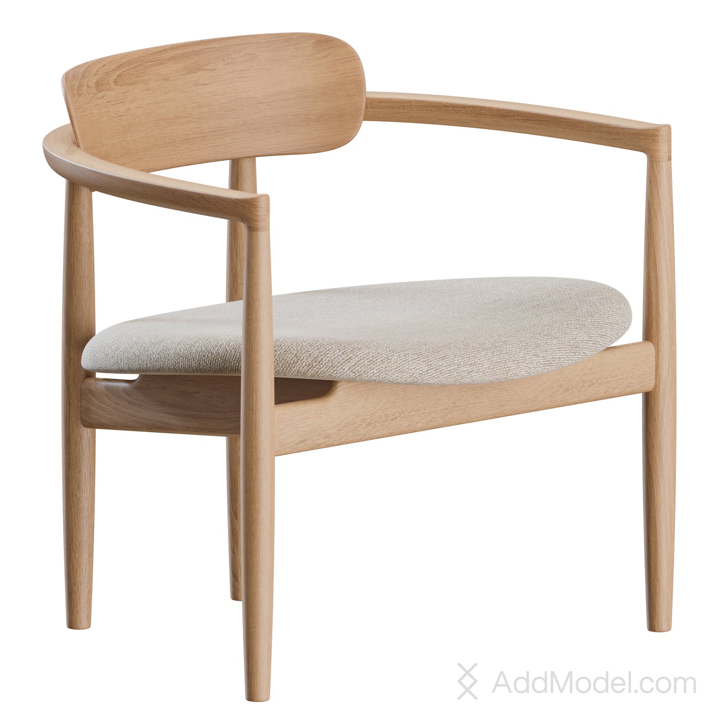Miau Lounge Armchair By Koyori 3D Model