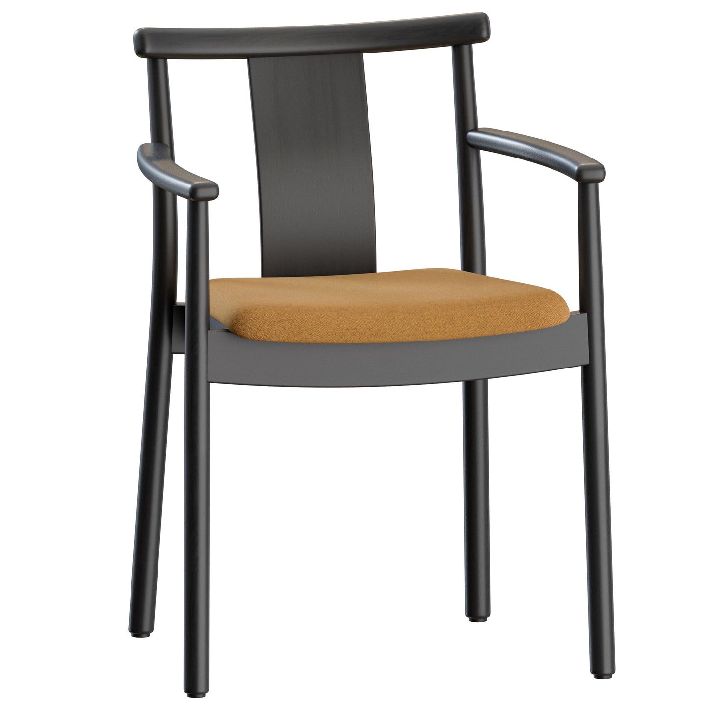 Merkur Dining Chair Armrests Audo Copenhagen 3D Model