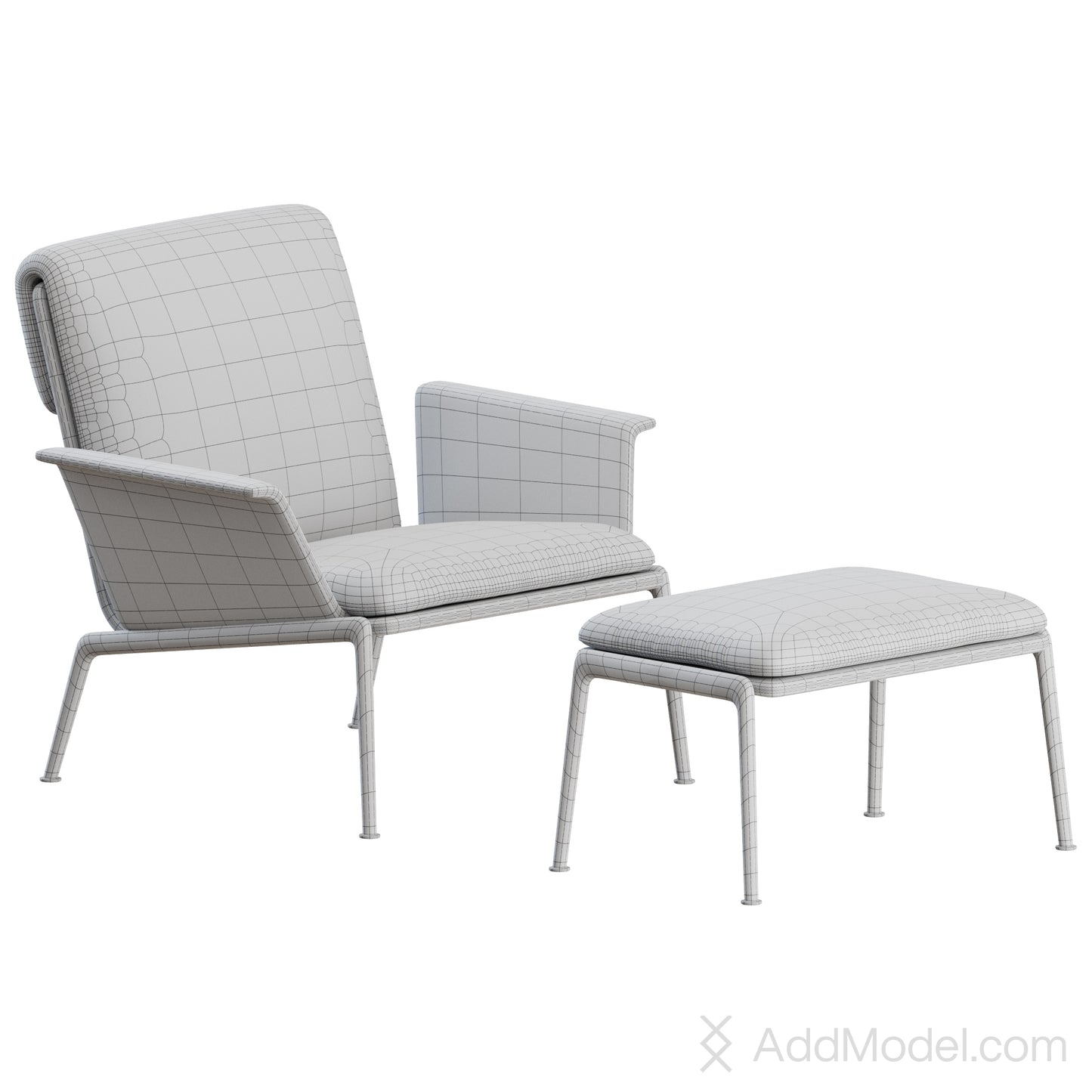 Muno Armchair By &Tradition 3D Model