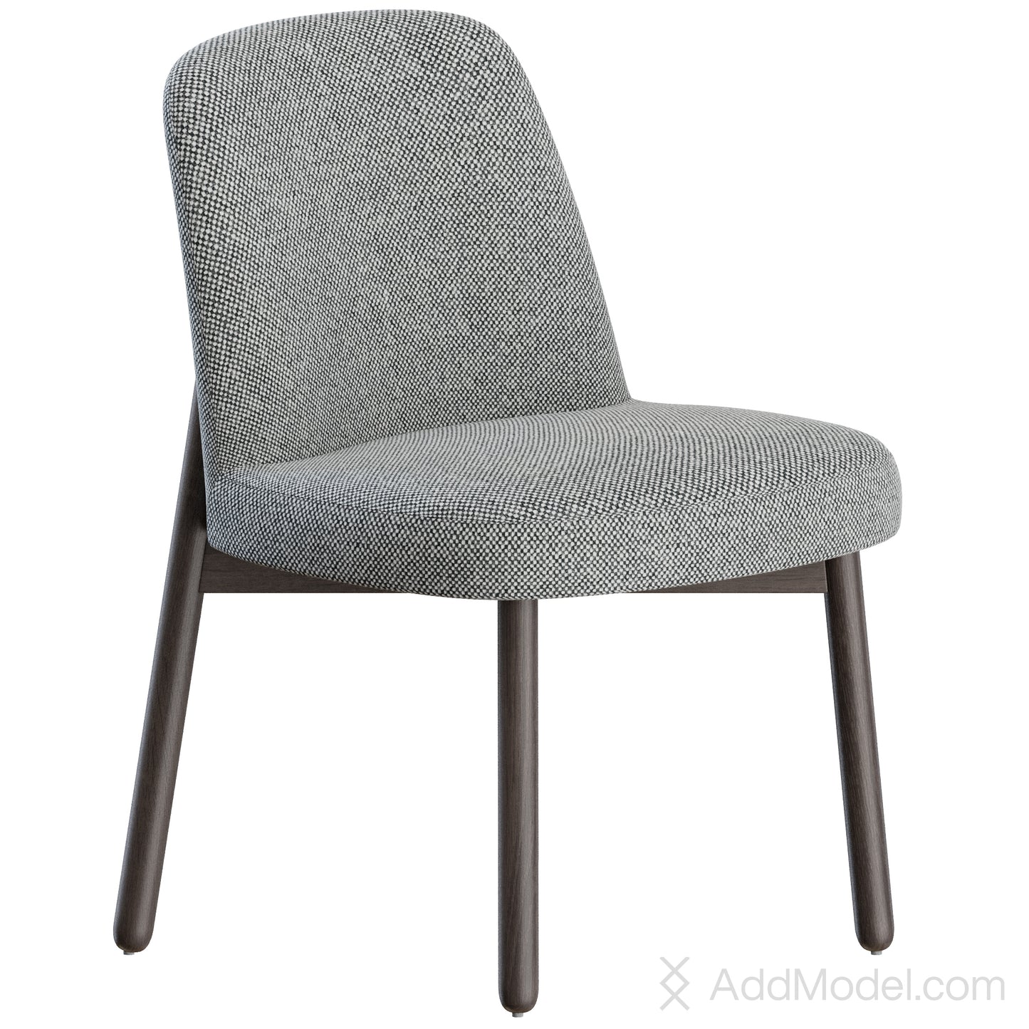 Abby Dining Chair By Porada 3D Model