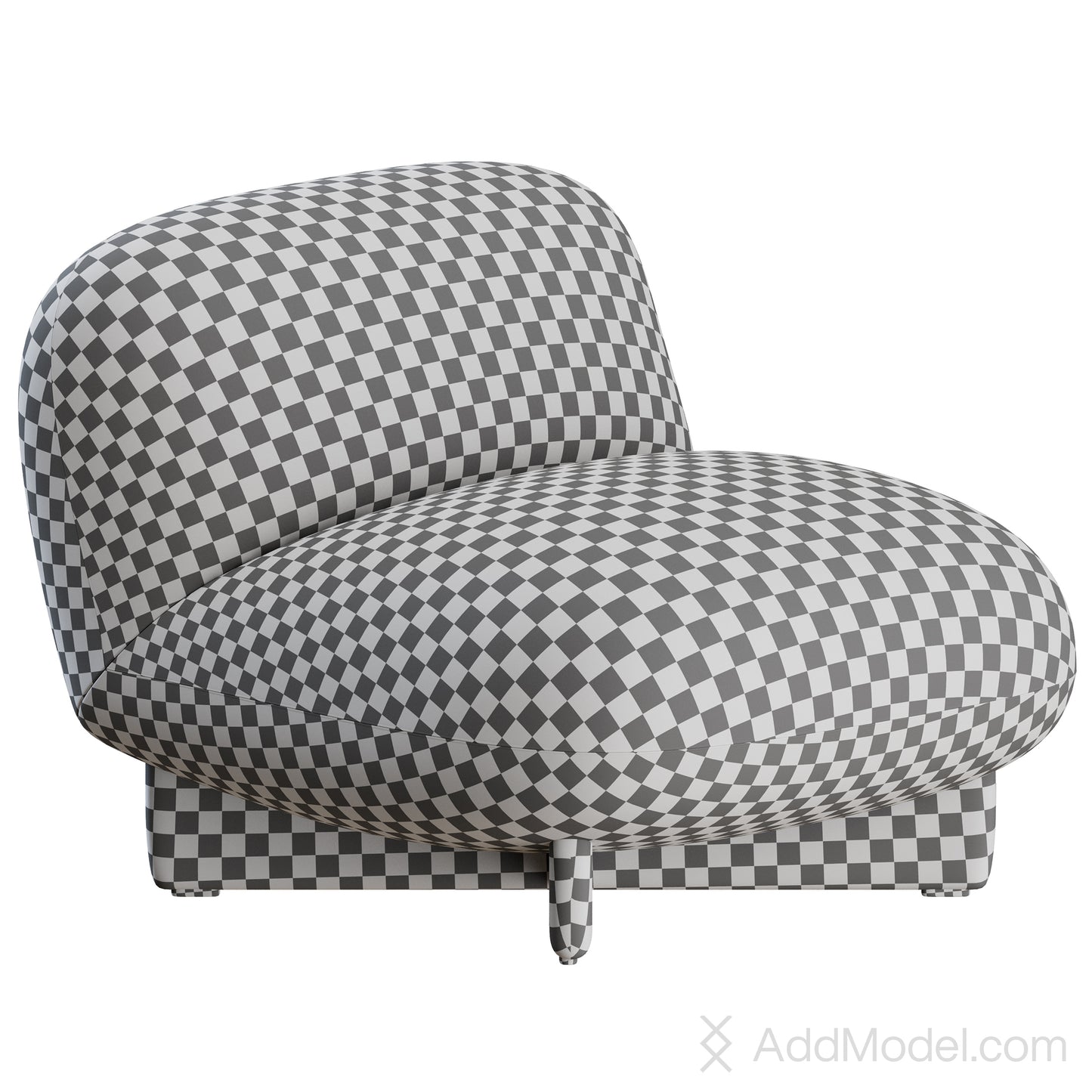 Hasu Armchair By Lema 3D Model