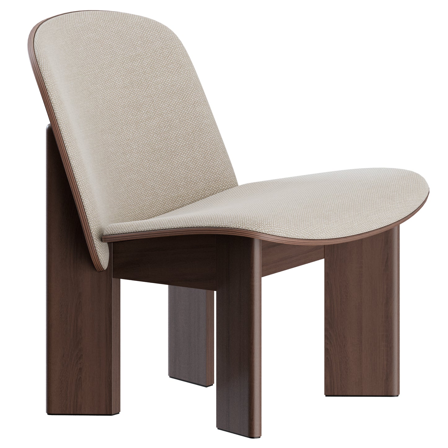 Chisel Lounge Chair Hay 3D Model